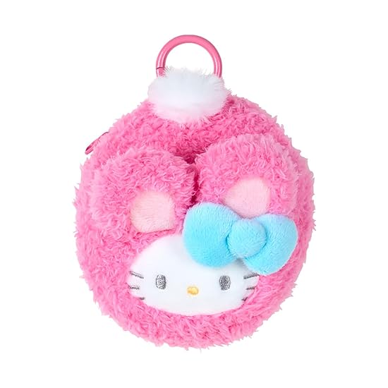 SANRIO Mini Pouch Charm (Spring Rabbit) Hello Kitty Accessory Case Makeup Pouch with Carabiner 29539