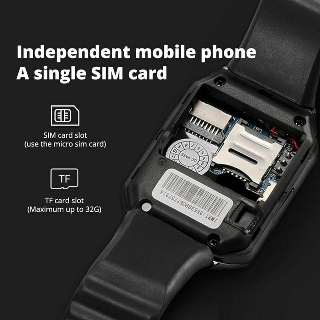 Watch Smart DZ09 Bluetooth Sport Wristwatch 1.56 ″ Touch Screen Bracelet Multimedia Phone Remote Tracking Anti-Lost Wristwatch