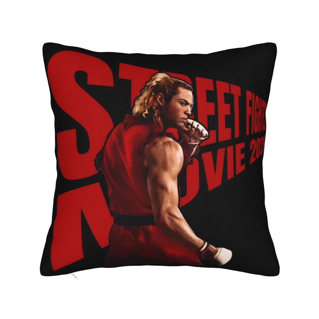 Living Room Decor Ryu Streets Fighters Movie 2026 Pillowcase Accessories Pillow Covers Zipper Multi Size