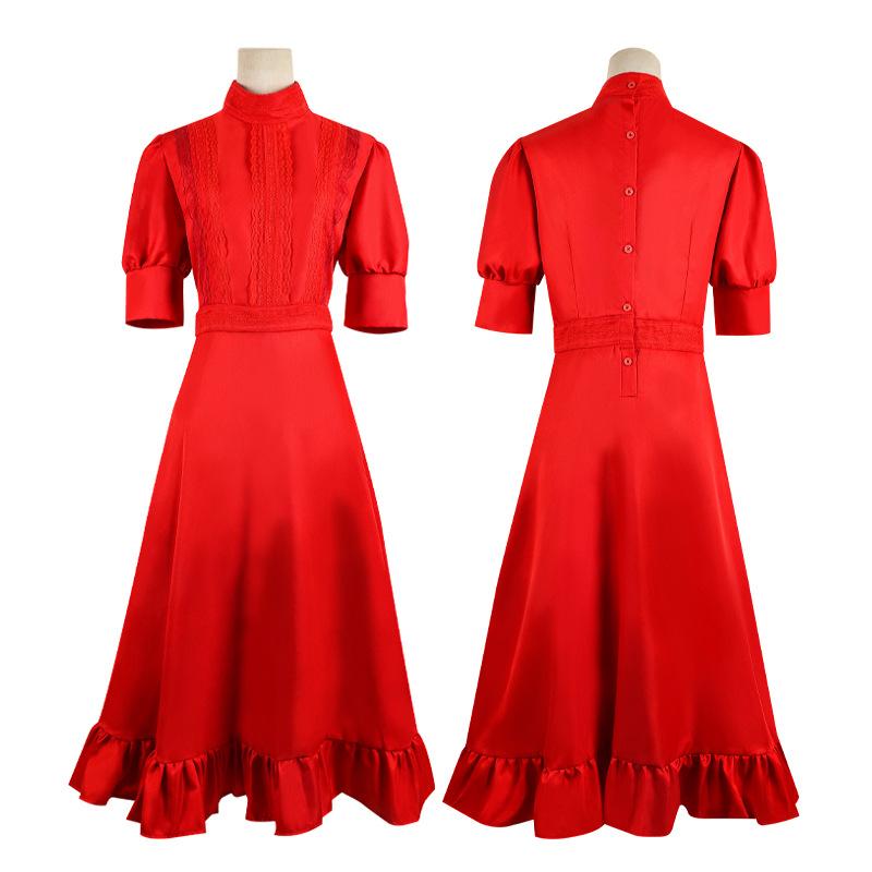Amerikanisches Drama möchte Perlen Cosplay Kleidung X Prequel Perlenkleid Kurzarm Taille Fischschwanz Cosplay Kleidung