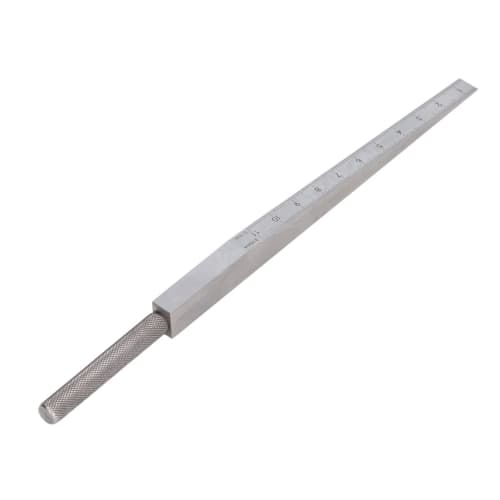 Easy-to-read, 2-scale Feeler Gauge with Storage Bag, 0.5-11mm, for Measuring Hole Diameter, Length, and Gaps, Made of Durable Stainless Steel, Suitabl