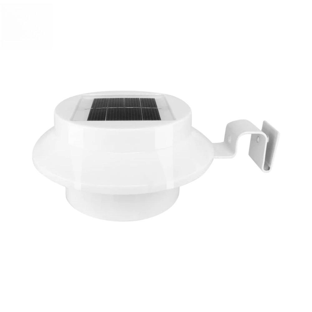 Solar Fence Lights Outdoor Solar Powered Lamps Waterproof LED Gutter Lights for Yard Garden Pathway Lighting Scene Night View