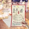 Musical Birthday Greeting Card Birthday Invitation Gift Card Girl Man Boy Woman 3d Pop Up With Envelope, Red