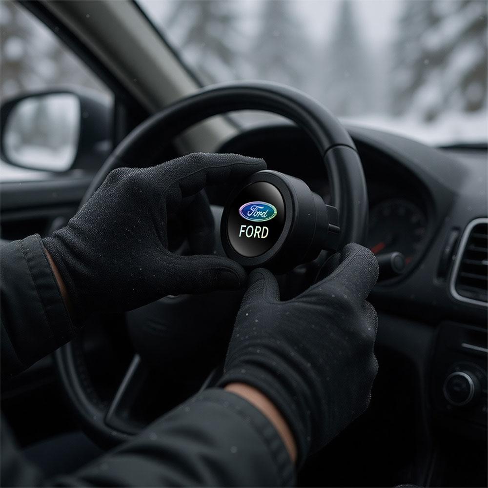 For Ford Focus Fiesta Ranger Mondeo Mustang Kuga Edge Car Steering Wheel Booster Ball Labor Saving Turning Knob Auto Accessories SW3