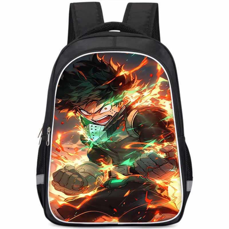 My Hero Academia Large Capacity Lightweight Oxford Fabric Backpack For Kids