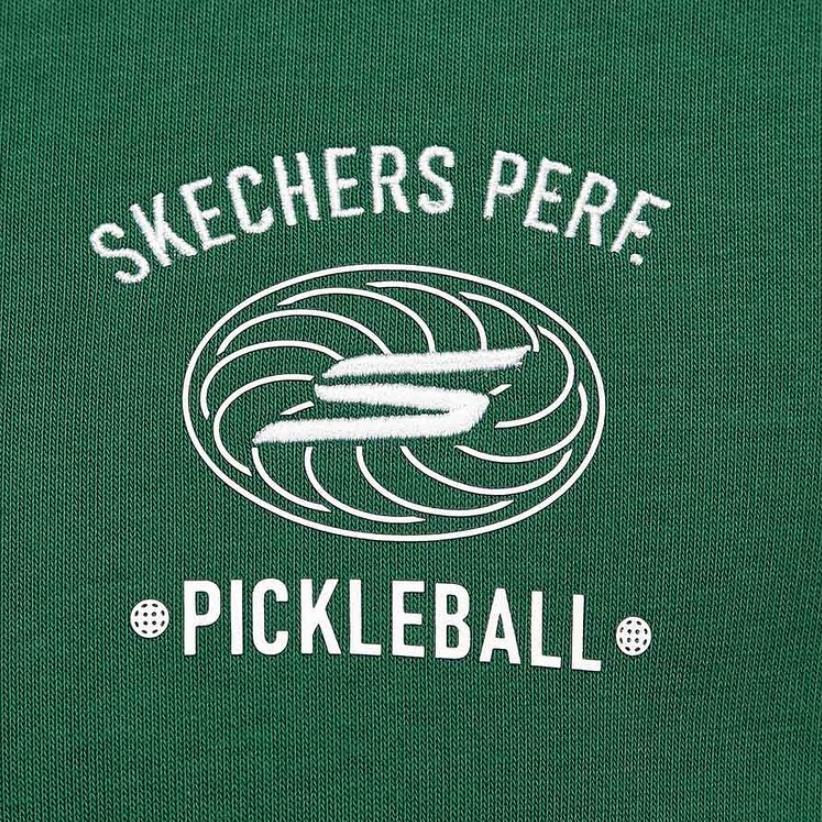 Skechers Solid Color Comfortable Letter Loose Long Sleeve Sweatshirt Men Sweatshirt Dark-Green P424M043-01JE