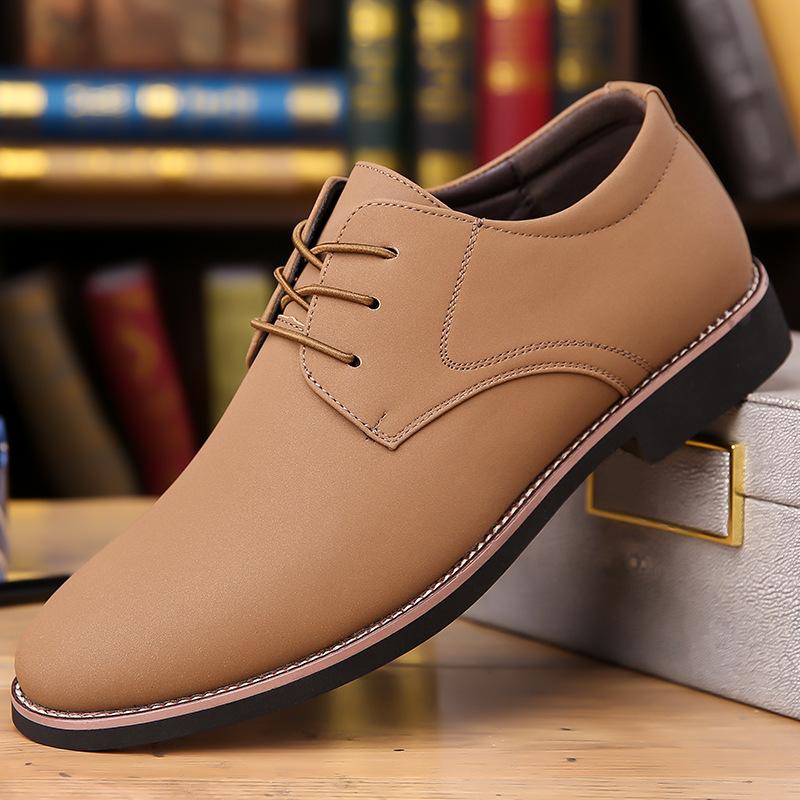 Men's Shoes Fashion Casual Leather Shoe Lace Up Oxford Shoe Business Dress Shoes Luxury Wedding Party Shoes for Men Large Size48