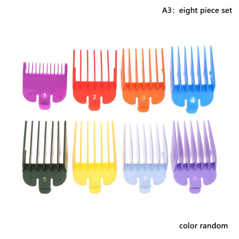 2/3/8/10Pcs Hair Clipper Limit Comb Guide Limit Comb Trimmer Guards Attachment 3-25Mm Universal Colorful