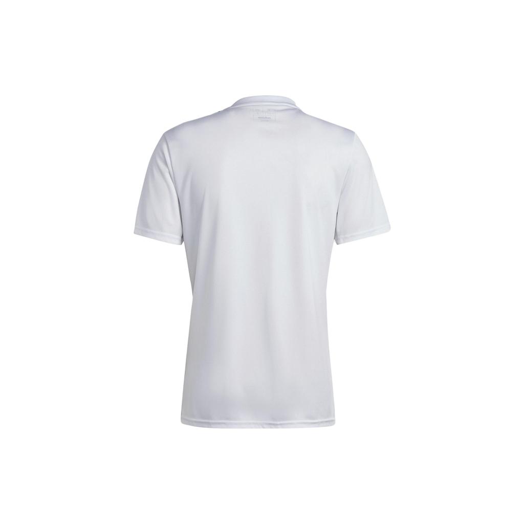 Adidas Team Icon 23 Geometric Pattern V-Neck Short Sleeve Soccer Jersey Men Tops White HR2630