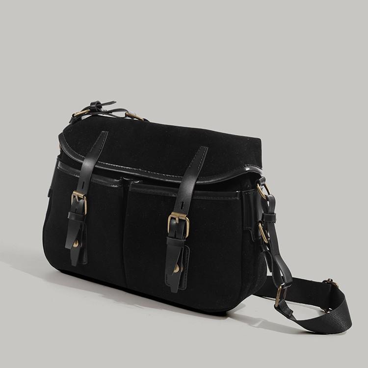 2024 Autumn Winter New Korean Style Ins Niche Design Suede Vintage Shoulder Bag Large Capacity Crossbody Bag for Women