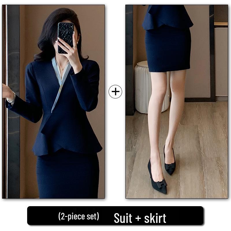 2025 Spring/Autumn Women's Professional Slimming Suit Set - Elegant Office Workwear