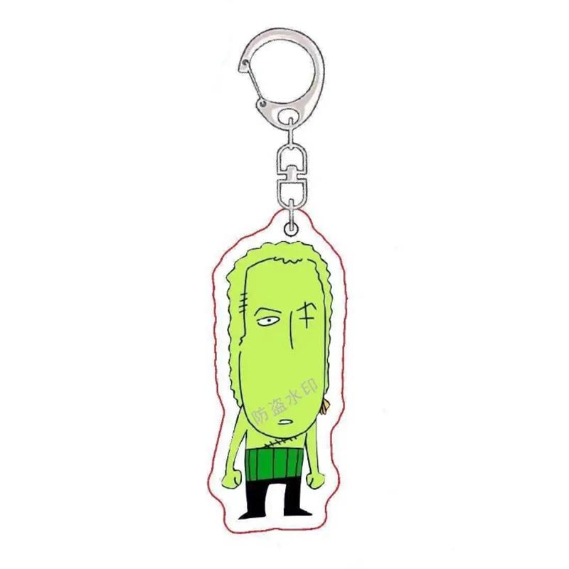

Anime Roronoa Zoro Vinsmoke Sanji Cosplay Keychain Abstract Funny Acrylic Pendant Keyring Key Chain Bag Ornament Accessory Props