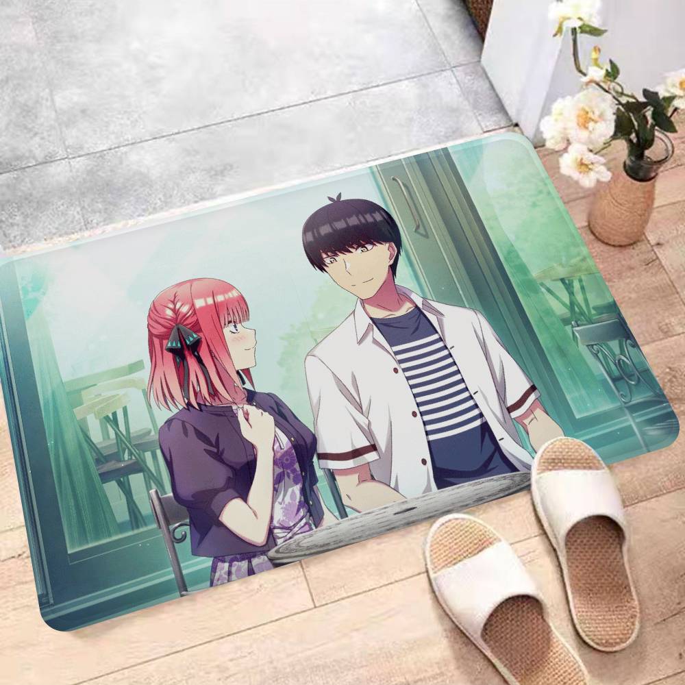 

Cartoon Quintessential Quintuplets Anti-slip Absorbent Long Strip Room Mat Soft Cushion Bedroom Carpet Household Decor 40x60 cm