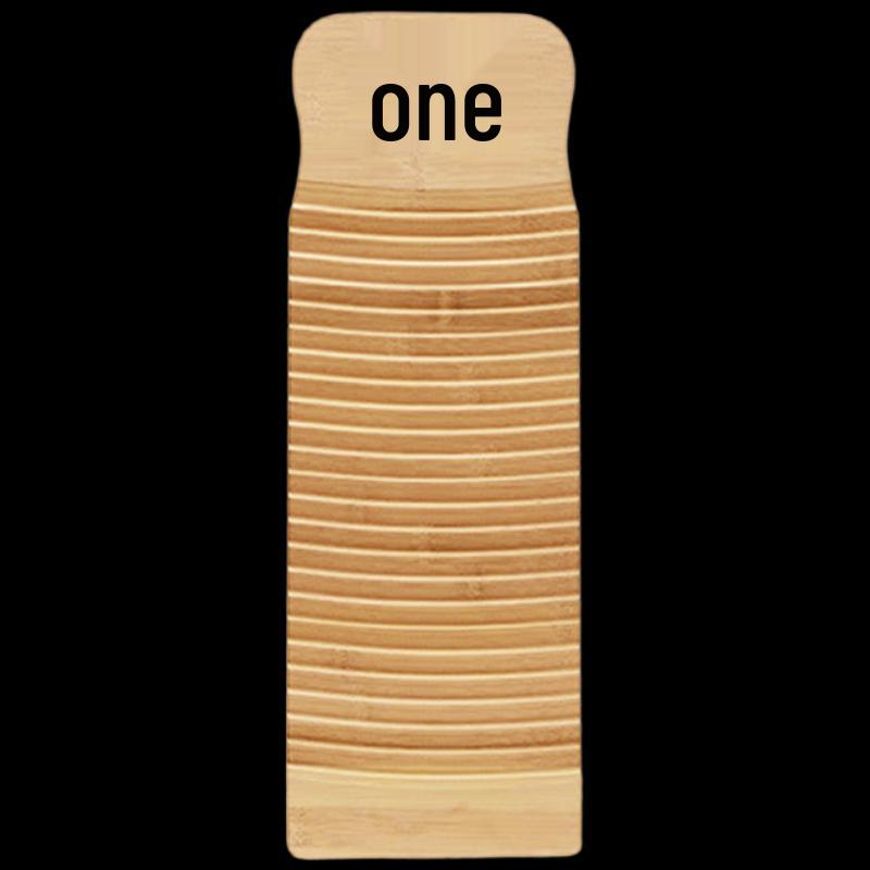 ZISIZ Carbonized Bamboo Laundry Wash Board