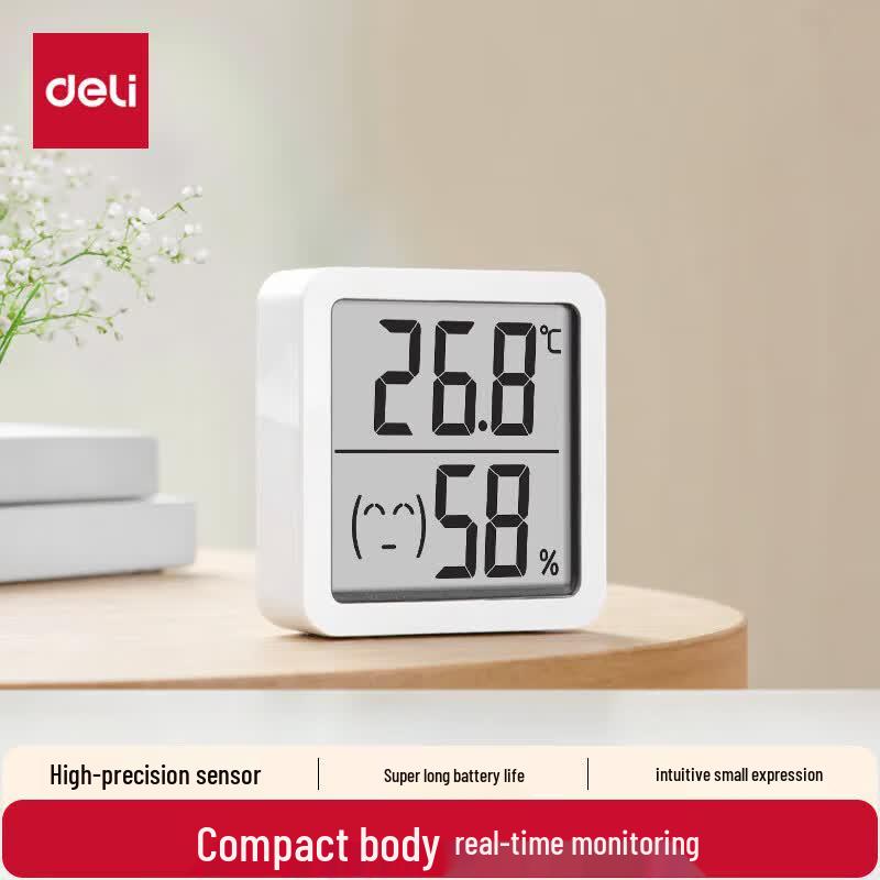 Deli 8845 Digital Indoor Thermometer Hygrometer