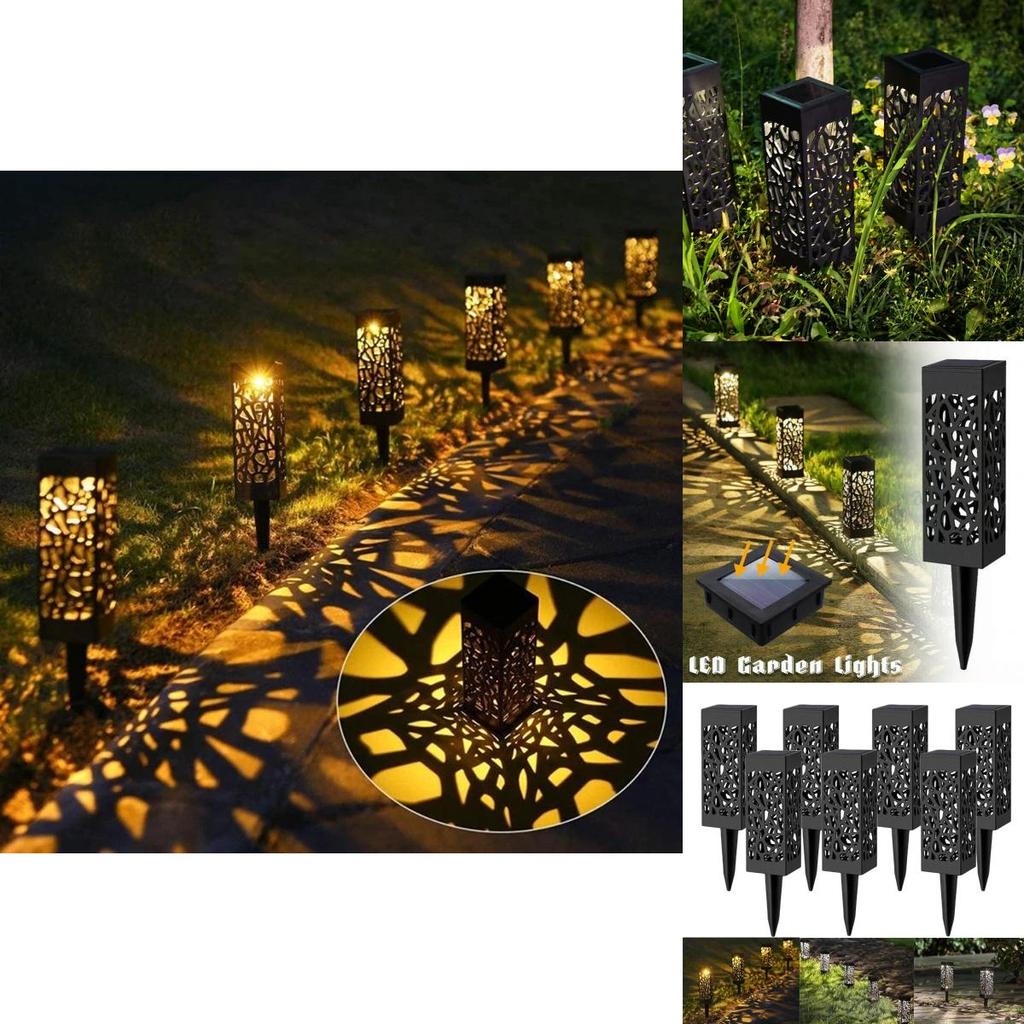 Solar Garden Light Led Waterproof Outdoor Lawn Lamp For Patio And Pathway Lighting