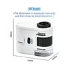 80x Magnification Microscope for Kids Educational Toy