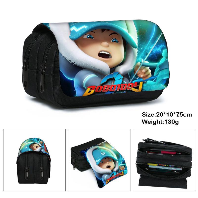 Elements Hero Boboiboy Layer Pencil Case With Spacious Storage For Students And Kids