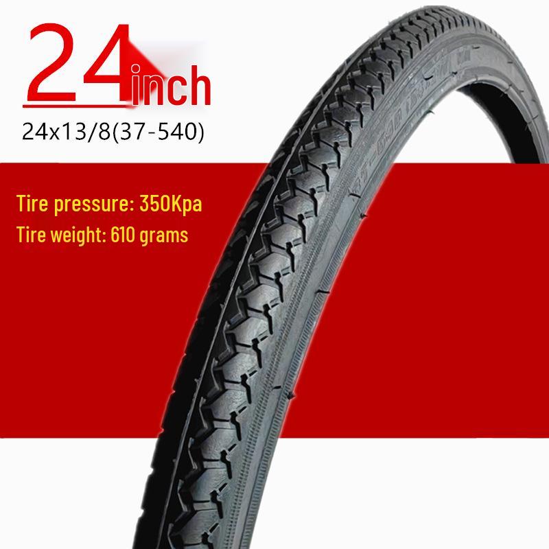 20/22/24/26*1 3/8 Bicycle Wheelchair Inflatable Tire & Tube Set