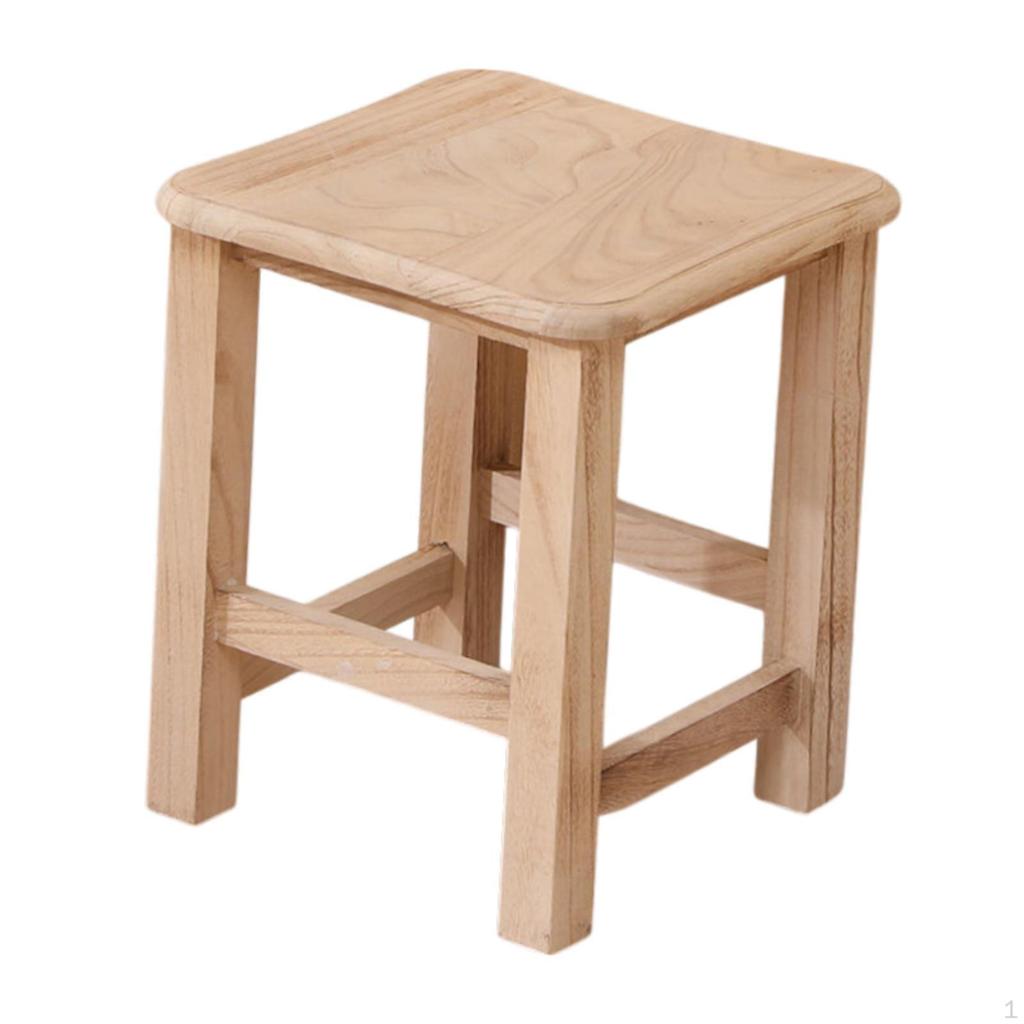 Sgabello Ottomano in Legno della Panca dei Gradini
