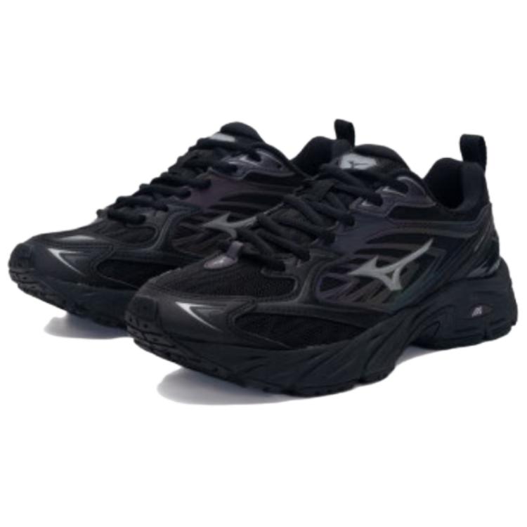 Mizuno Fiyi V2 Fabric Synthetic Leather Trendy Casual Wear Durable Breathable Low-Top Dad Shoes Unisex Sneakers Black D1GH241502