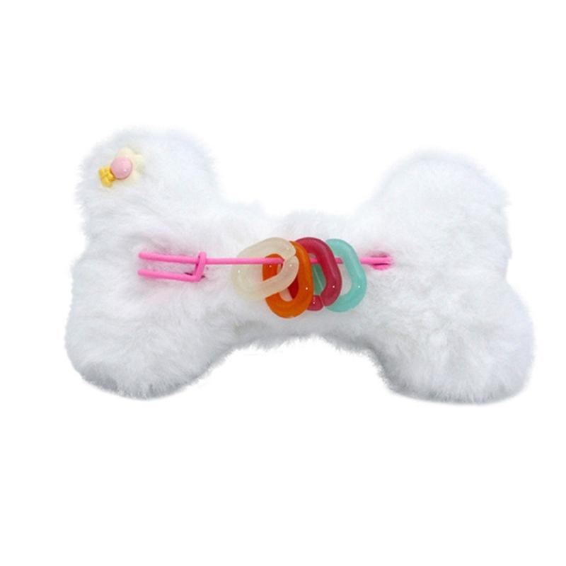 Handmade Plush Bone Keychain Pendant Lovely Hanging Decoration Bag Pendant 1