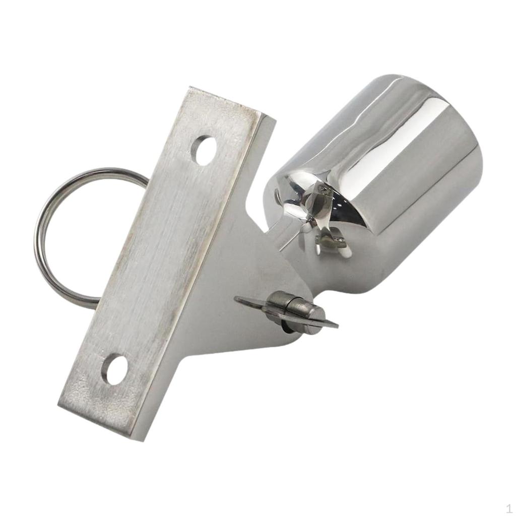 Deck Hinges Slide Cap Accessory Fits 22mm/25mm Tube Easily Install Replace Parts for Boat Yach