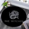 The Witcher pattern round rug,Carpet Rug for Living Room Bedroom Playroom ,Non-slip Floor Mat,Holiday Gifts and Birthday Gifts.