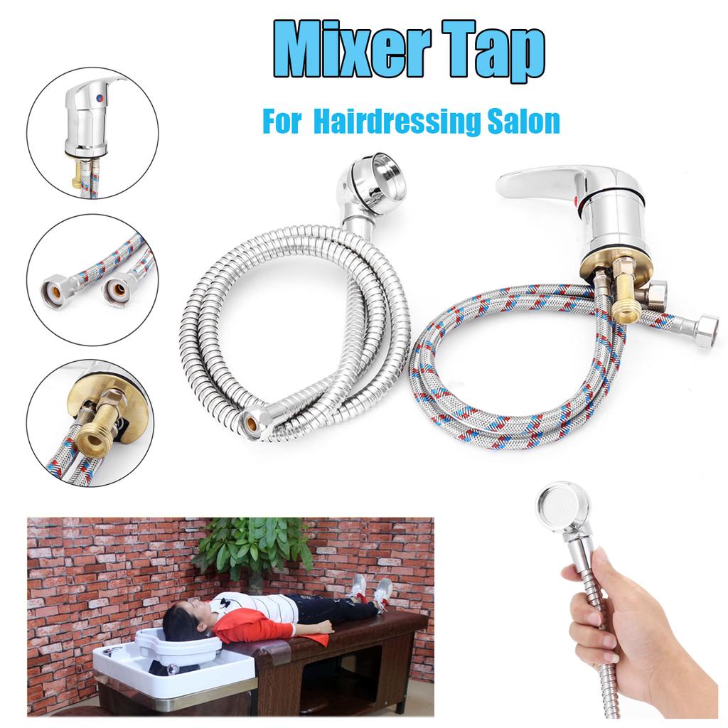 Shower Head Mixer Sprayer Hairdressing Salon Faucet Basin Wash Sink Tap Set Shower Head Mixer Sprayer Hairdressing Salon Faucet Basin Wash Sink Tap Set