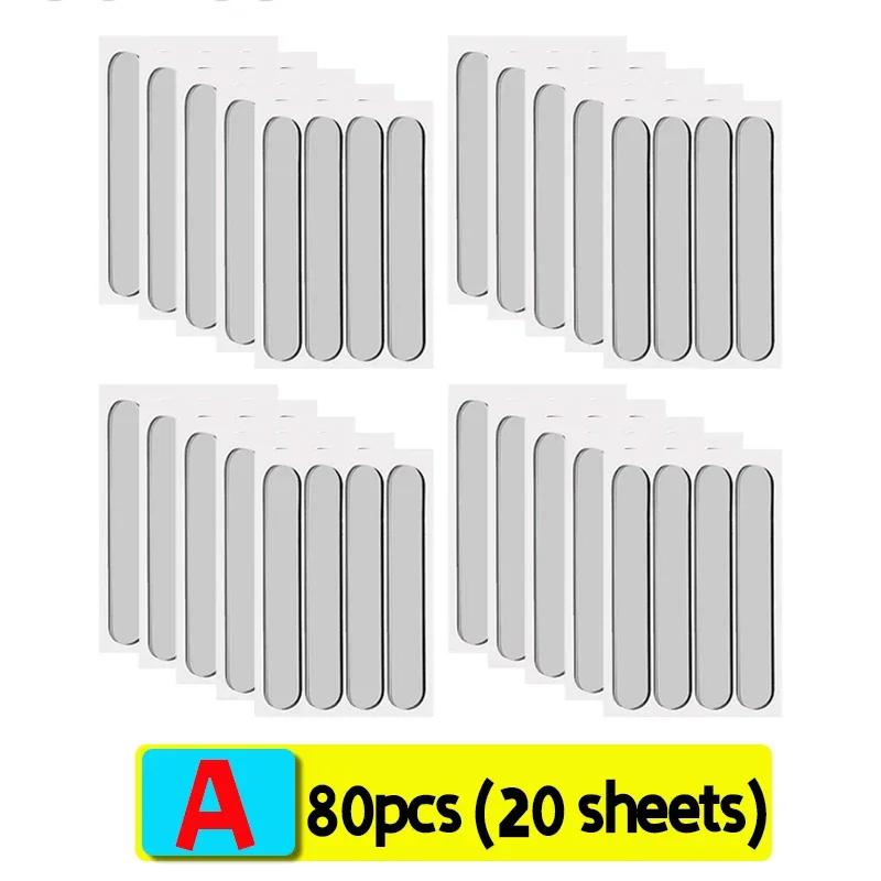 Transparent Self-Adhesive Door Stop Strips Silicone Cabinet Bumpers Furniture Drawer Anti-collision Seal Tape Wall Protector Pad