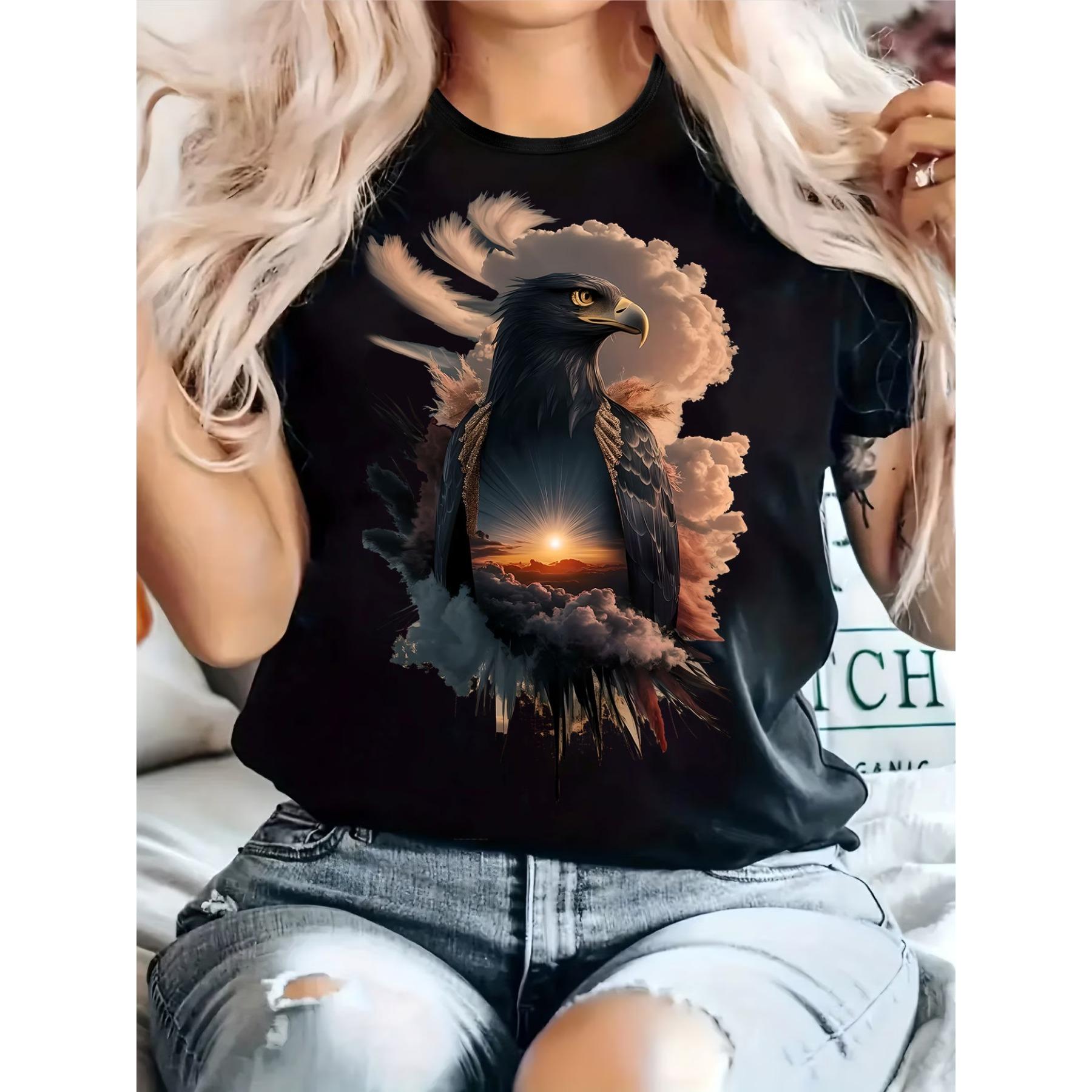 

Женская футболка с круглым вырезом, Повседневная футболка с коротким рукавом для весны и лета, Женская одежда T15 S чёрный