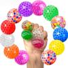 Mini Squishy Stressbälle Set 3,3 cm Weiche Knet-Fidget Spielzeuge Stress Angst Linderung Sensorische Anti-Stress Spielzeuge für Kinder Erwachsene