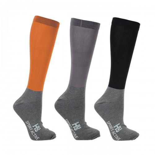 Hy Sport Active Unisex Adult Riding Boot Socks (Pack of 3)