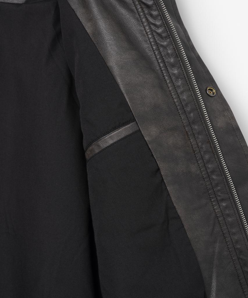 Millo Archive Vintage Shearling Middle Leather Jacket [Espresso]