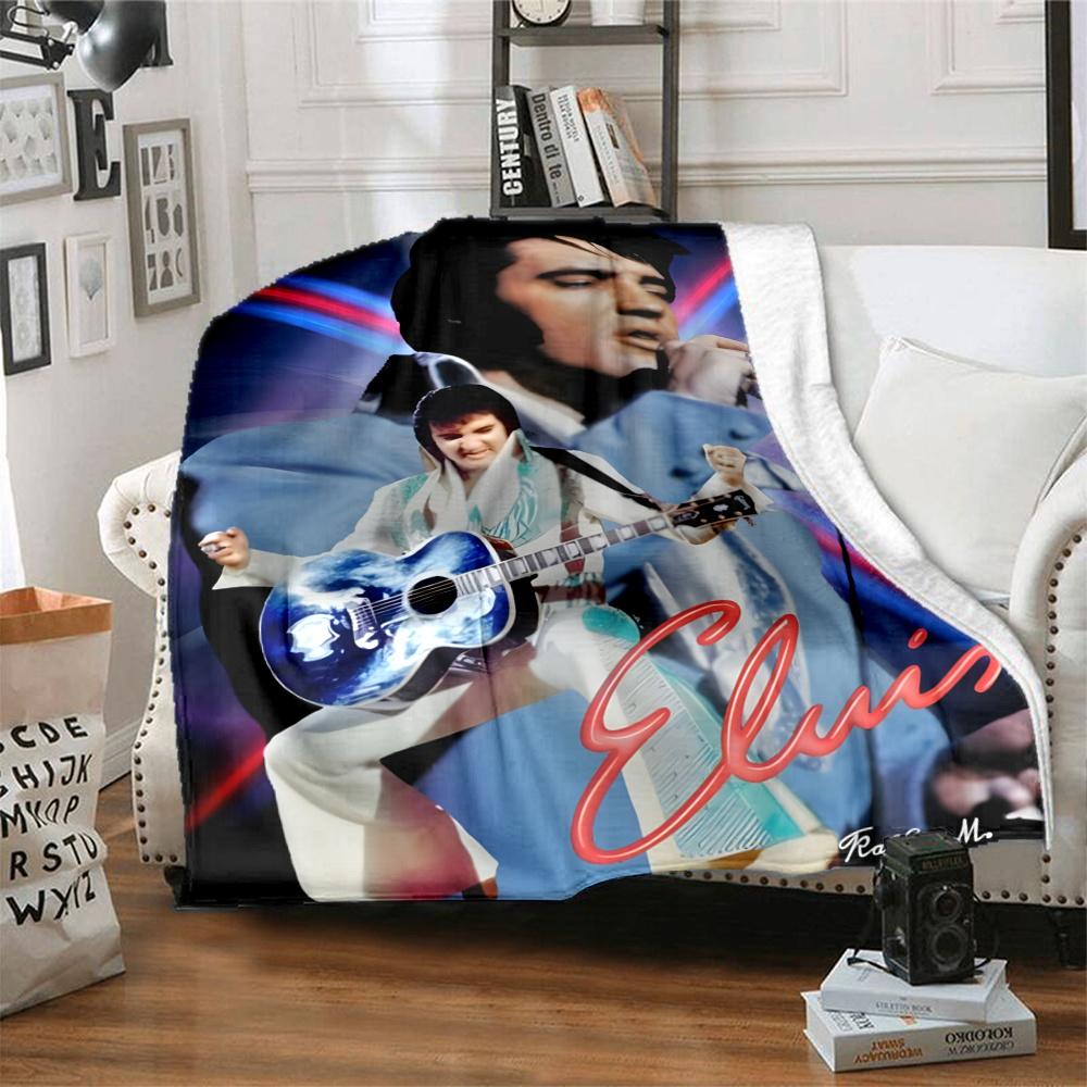Elvis Presley Blanket Warmthful Decor Suitable For Office Couch Office Chair Allseason Use Stylish Decor Ideal Gift For Birthday Valentine'S Day