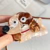 Headwear Cartoon Animal Hair Clip Korean Style Geometry Shark Clip Funny Puppy Hair Claw  Female