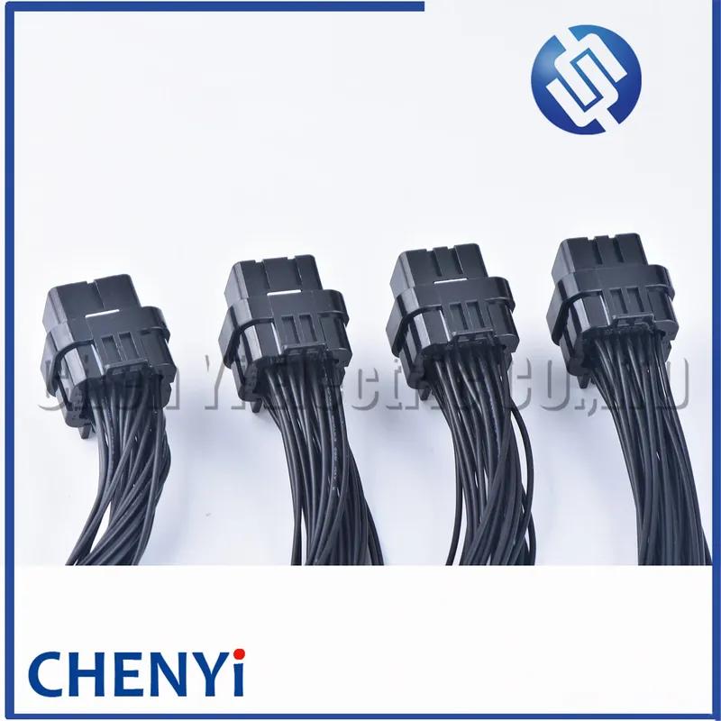 26 Pin Auto ECU Computer Connector Oil Gas Electrical Plug 3-1437290-7 3-1437290-8 1473416-1 1473416-2 With 30cm or 200cm Wires