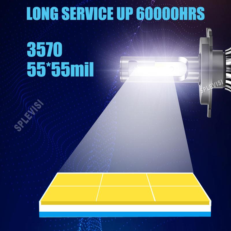 built-in silent cooling fan LED Bulb Experience 500% brighter than Halogen For Isuzu NPR 2006 2007 2008 2009 2010 2011 2012 2013