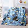 Pokem-Squirtles Decorative Blanket School Bedroom Decoration Fluffy Soft Blankets for Bed Bedspread the Sofa Throw Warm Winter89