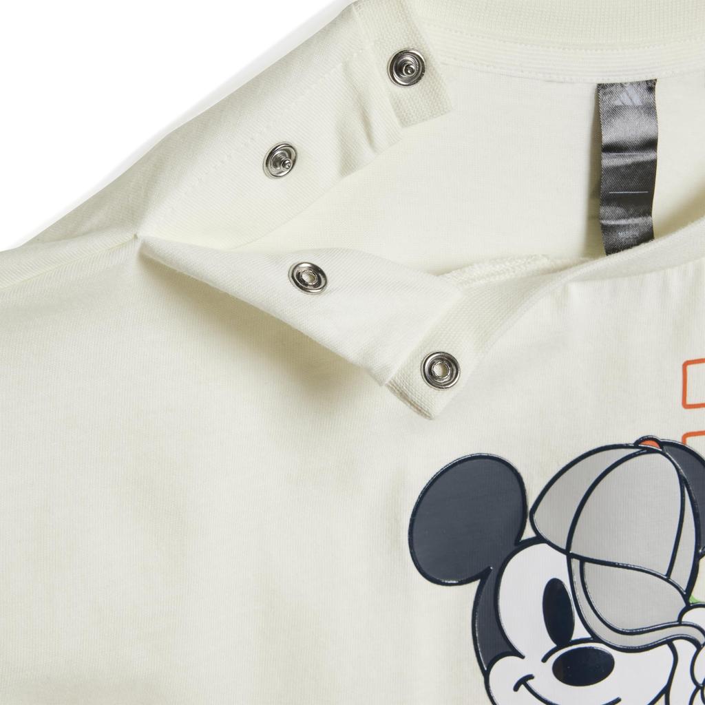 Adidas Short Sleeve Kids Disney MM KLJ60 Off Burst T-Shirt White/Lime (JL9169)