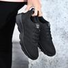 Black Tenis Feminino Women Running Vulcanized Shoes Mesh Light Soft Sneakers Female Flats Platform Lace Up Casual Basket Femme