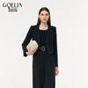 GOELIA Women's Spring Double-Layer Wool Blazer