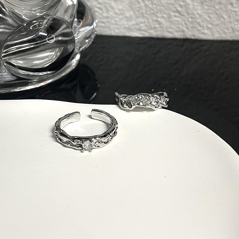 Light Luxury Niche Design Sense Opening High-End Sense Ring Women'S Fashion Personality Exquisite Index Finger Ring Couple Ring