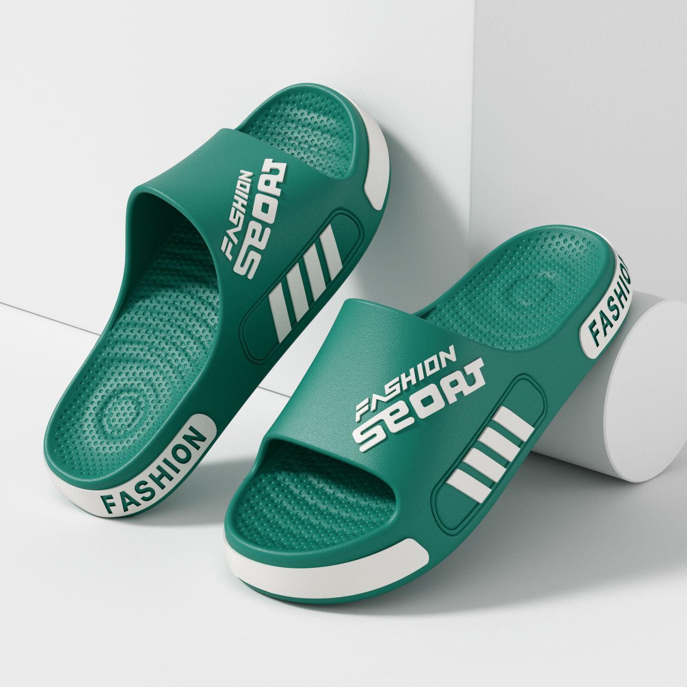 

Sports slippers men s home summer new wear thick bottom non-slip eva deodorant outdoor sandals men s 36-37