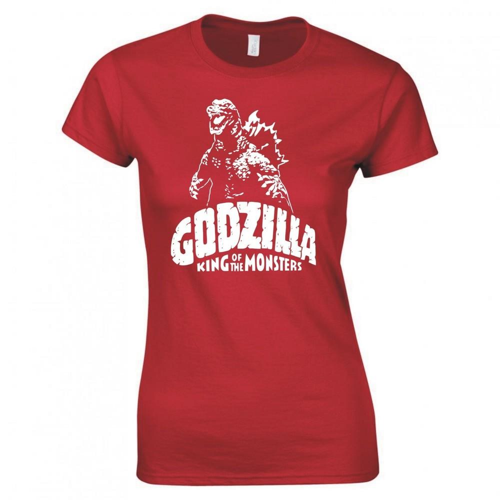 Inspired By Godzilla 1954 Film King Of The Monsters Ladies Skinny Fit Tshirt S