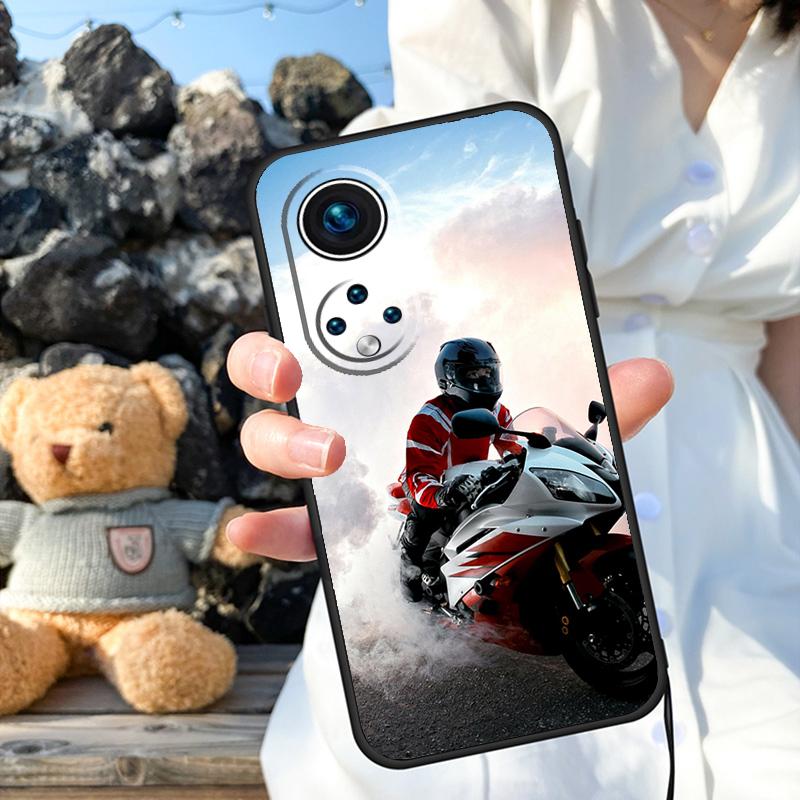 Moto Cross Motorcycle Sports Phone Case For Honor 90 Lite 50 70 Magic 5 6 Pro X6 X7 X8 X9 X6a X7a X8a X9a X9b X8b Cover