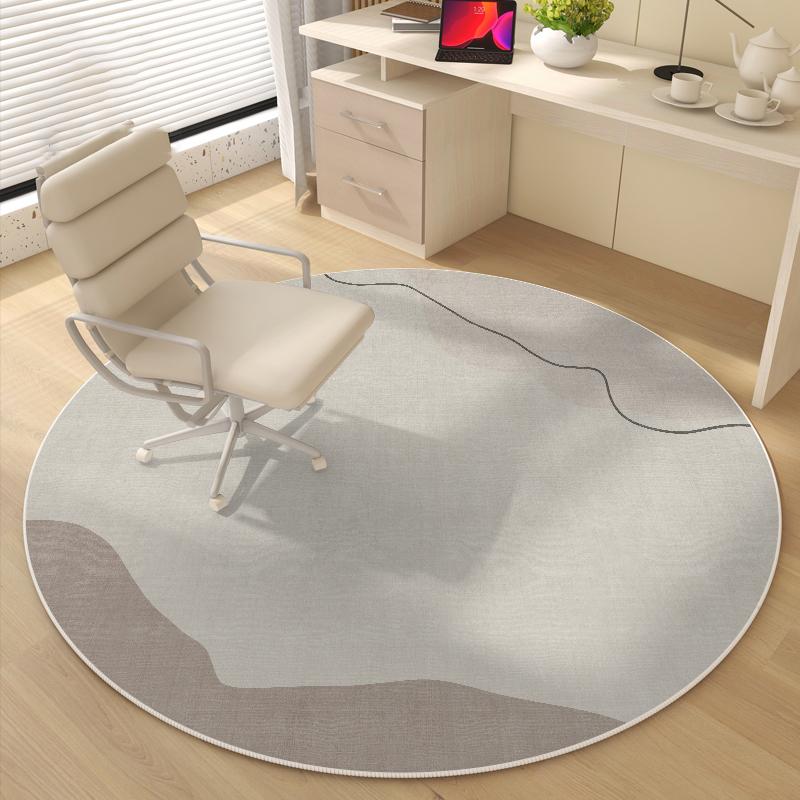 Tappeti Rotondi in Velluto di Cristallo per Camera da Letto Tappeti di Grande Superficie per Soggiorno Tappetino Antiscivolo per Sedia da Computer Tappeto di Lusso Leggero per Cabina Armadio