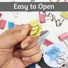 50pcs Metal Binder Clips Colorful File Paper Clip Mini 15mm Used For Books Stationery Clip School Office Supplies