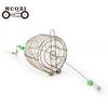 Fish Small Stainless Steel Wire Fish Bait Trap Basket Fishing Tackle Lure Cage