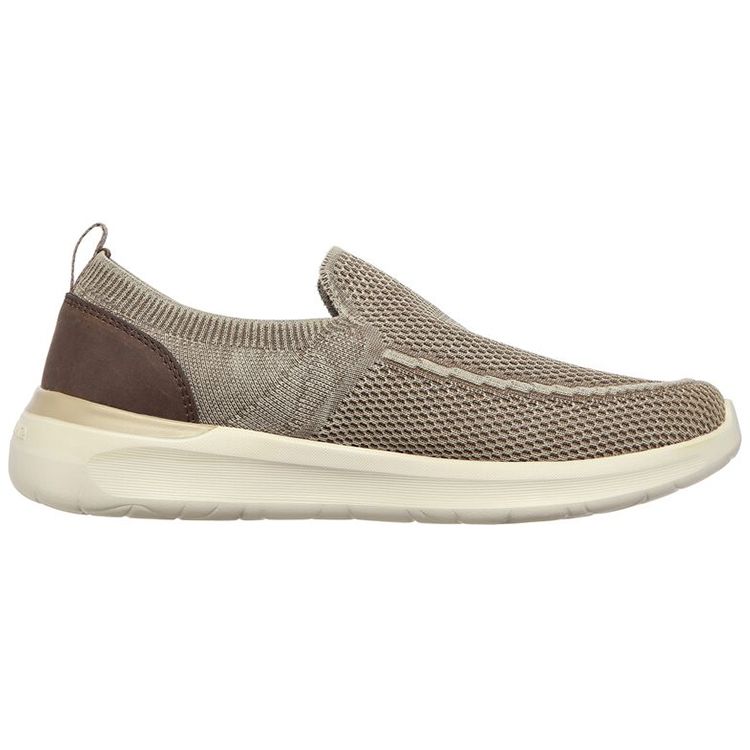 Skechers Lattimore Warner Fabric Mesh Sports Low-Top Lifestyle Shoes Men Sneaker Khaki 210275-KHK